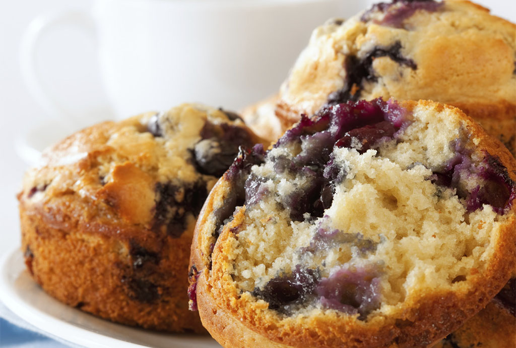 Blueberry orange muffins