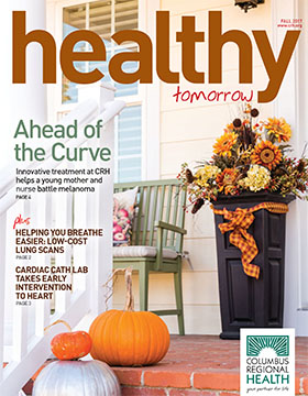 Fall 2017 Healthy Tomorrow cover