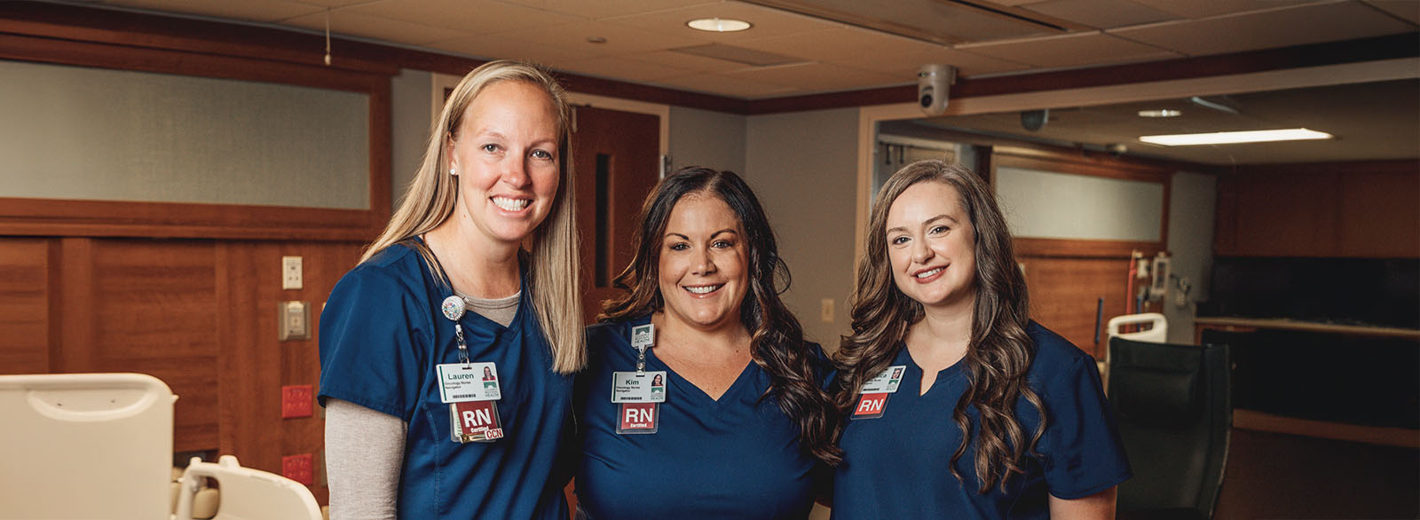 Oncology nurse navigators at the Cancer Center.