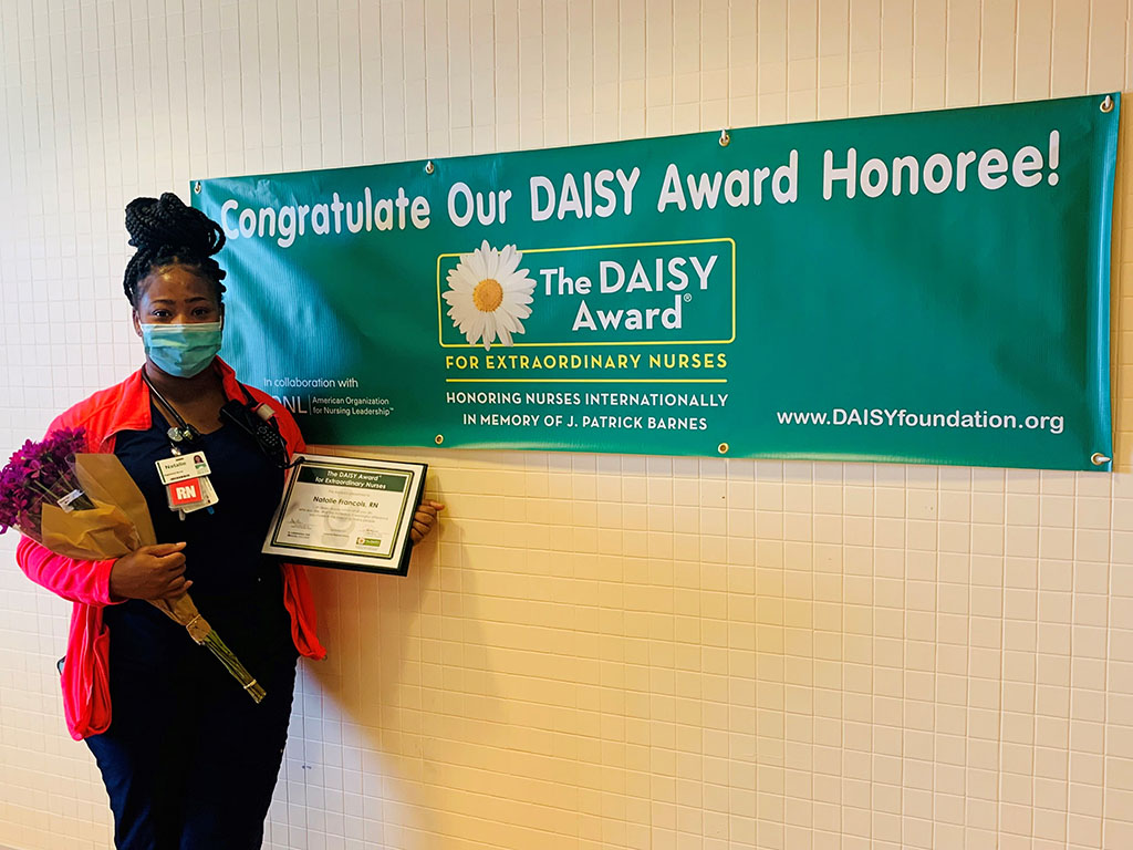 Natalie Francois, DAISY award winner