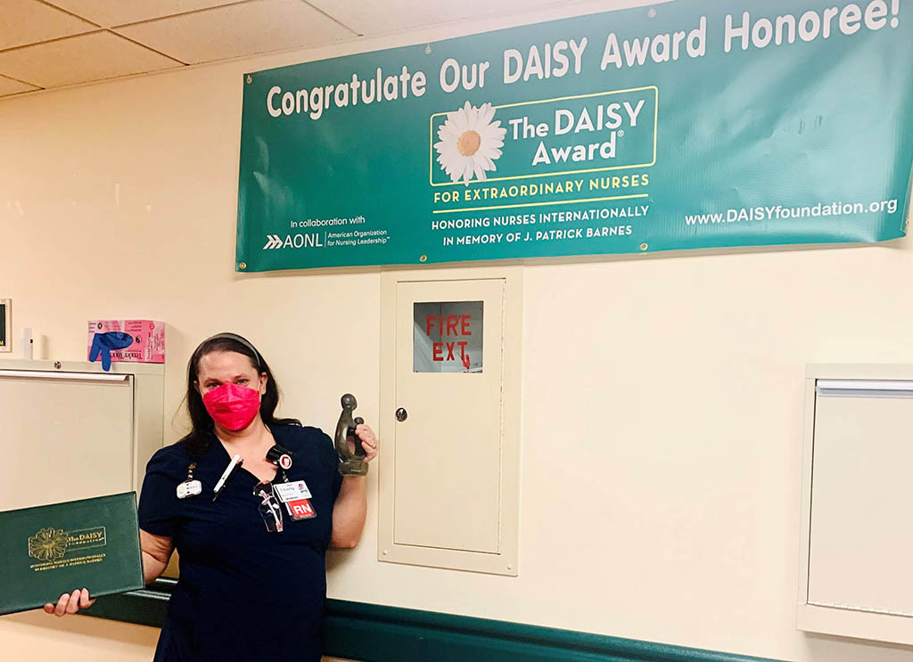 Charity Mund January 2022 DAISY Award Honoree