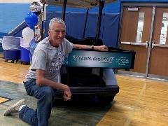 Steve and Golf Cart Steve and Golf Cart