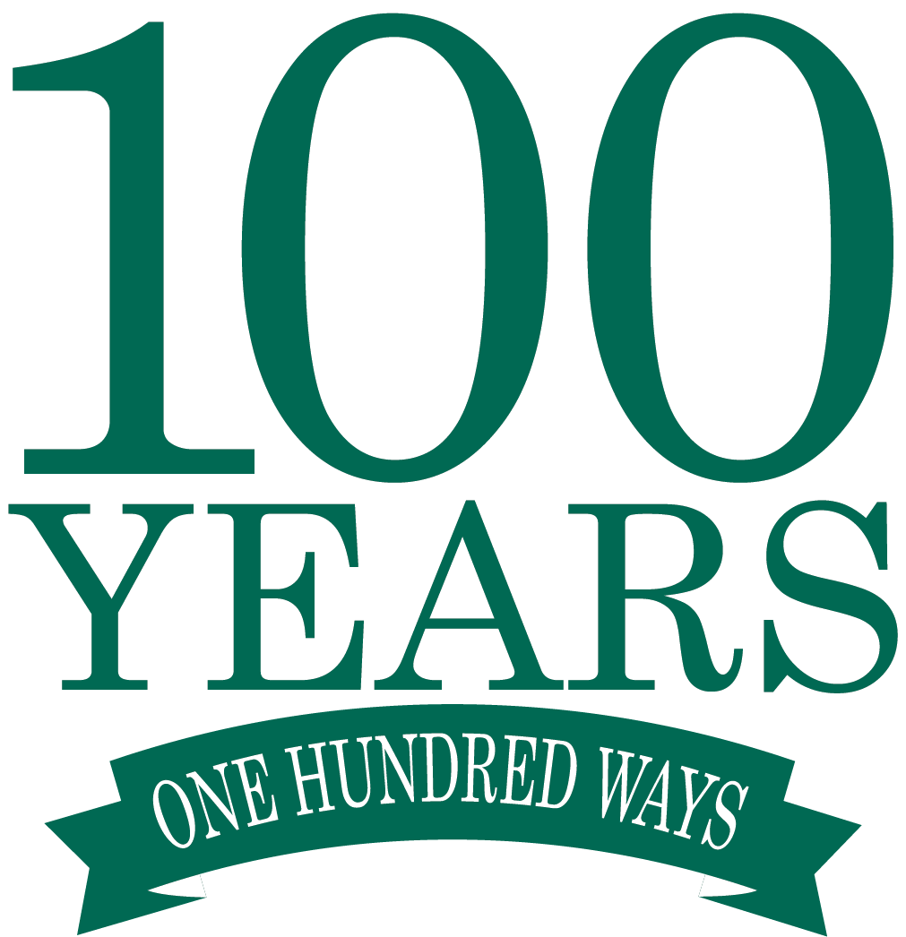 100 years 100 ways logo 100 years 100 ways logo