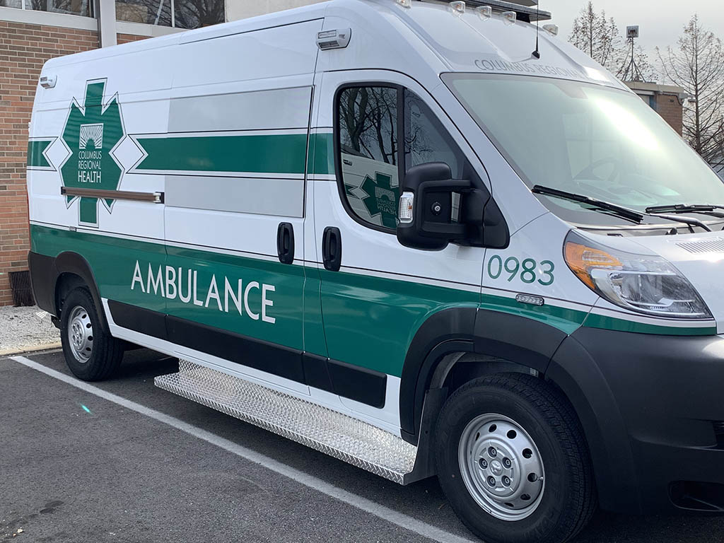 ambulance Columbus Regional Health ambulance.