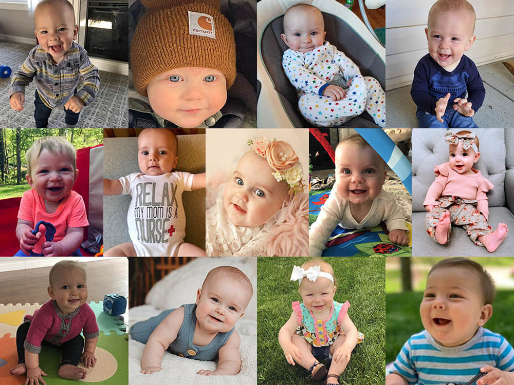 Collage of photos of children.