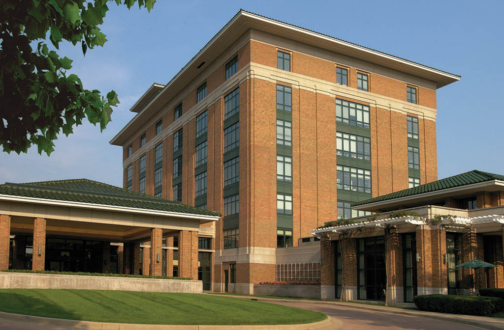 hospital main lobby exterior SMALL Columbus Regional Hospital exterior.